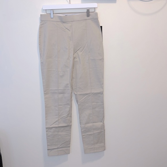 Tahari Pants Stretch Pleated Tan Size 4 NWT - Picture 1 of 8